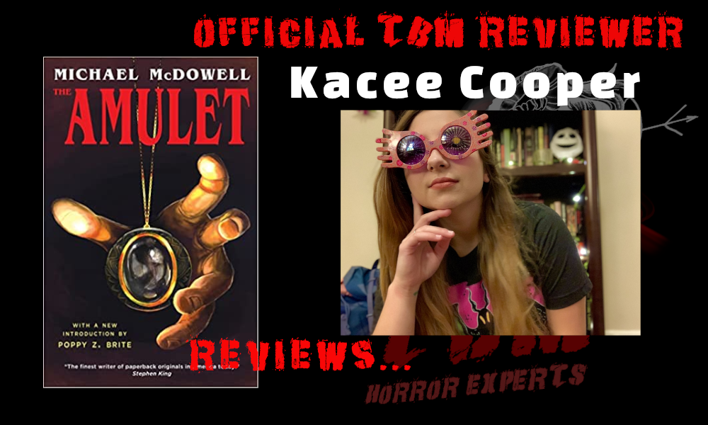TBM horror - horror book review by Kacee Cooper - The Amulet by Michael McDowell