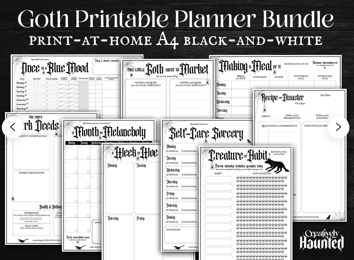 tbm-horror-creatively-haunted-horror-goth-planner